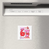 Grappige Valentijnsdag 67 Meme 6 7 Valentijnsboog Magneet (Insitu (Vaatwasser))
