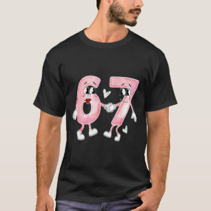 Grappige Valentijnsdag 6 7 Zes Zeven Meme Valentij T-shirt