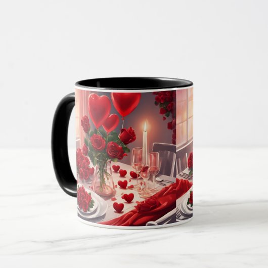 Grappige Valentijnsdag cadeau mok (Voorkant links)