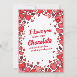 grappige valentijnsdag chocoladekaarten feestdagenkaart