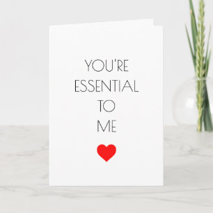Grappige Valentijnsdag Covid Jij Bent Essentieel V Kaart