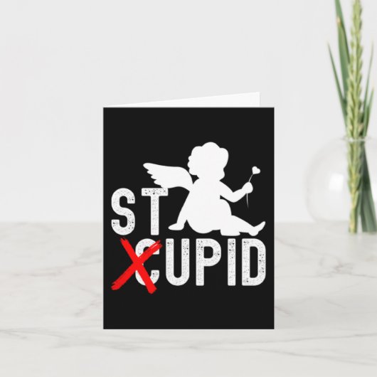 Grappige Valentijnsdag Cud Is Stud Premium  Kaart (Voorkant)