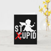 Grappige Valentijnsdag Cud Is Stud Premium  Kaart (Gele Bloem)