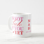 Grappige Valentijnsdag, ik ben je nog niet beu Koffiemok (Voorkant links)