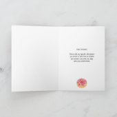 Grappige Valentijnsdag Ik Donut Weet Gevouwen Kaart (Binnen)