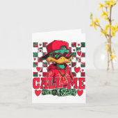 Grappige Valentijnsdag Jongens Eend Jacht Bel Me T Kaart (Gele Bloem)