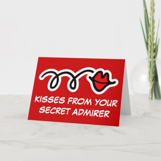 Grappige Valentijnsdag Kaart Groet Gezegde (Voorkant)