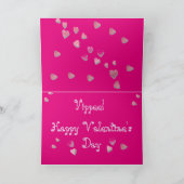 Grappige "Valentijnsdag" Kaart met Schattigee Bass (Binnen)