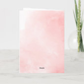 Grappige Valentijnsdag Kaart roze flamingo's (Achterkant)