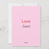 Grappige Valentijnsdag kaart voor kinderen (Achterkant)