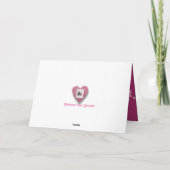 Grappige Valentijnsdag Kaart w / Schattigee Basset (Achterkant)