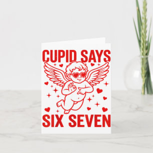 Grappige Valentijnsdag Koe Zegt Zes Zeven Meme Mei Kaart