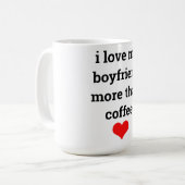 Grappige Valentijnsdag Koffie Vriendje Quote Gift Koffiemok (Voorkant links)