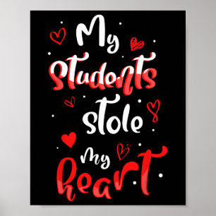 Grappige Valentijnsdag Leraar Valentijnsdag Vrouwe Poster