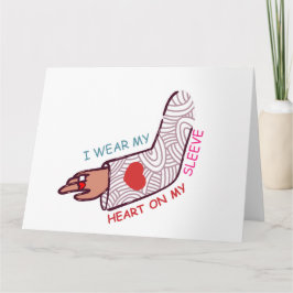 Grappige Valentijnsdag Liefde Pun Lovecore Estheti Kaart