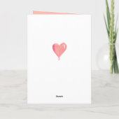 Grappige Valentijnsdag Persoonlijke Harten Kaart (Achterkant)