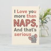 Grappige Valentijnsdag sarcastische grappige Kaart (Staand voorkant)