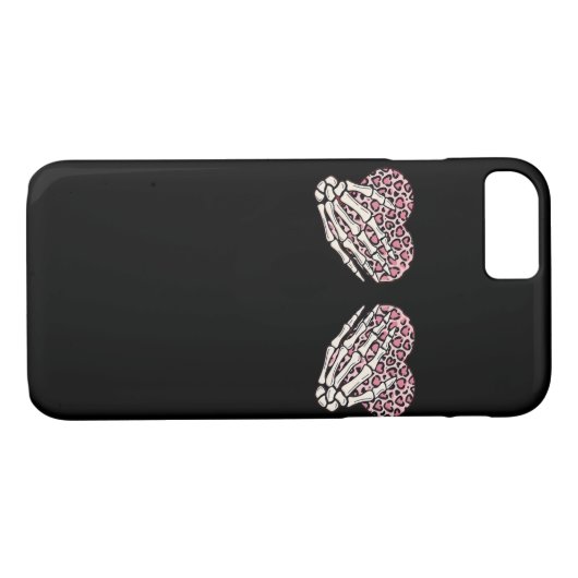 Grappige Valentijnsdag Skelet Handen Harten Meisje Case-Mate iPhone Case (Achterkant (Horizontaal))
