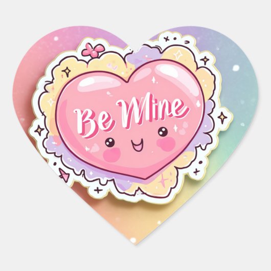 Grappige Valentijnsdag Sticker Set – Cute Cadeau (Voorkant)