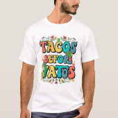Grappige Valentijnsdag Tacos T-shirt (Voorkant)