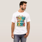 Grappige Valentijnsdag Tacos T-shirt (Voorkant volledig)