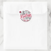 Grappige Valentijnsdag Vierkante Sticker (Tas)