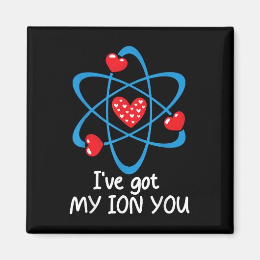 Grappige Valentijnsdag wetenschapsleraar Ive Got M Magneet (Voorkant)