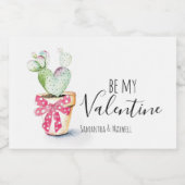 Grappige Valentijnse mousserende wijn Sparkling Wijnetiket (Enkel label)