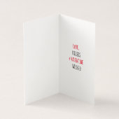 Grappige Valentijnse schietpartij voor de maan Kaart (Binnen)