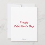 Grappige Valentijnskaart Feestdagenkaart (Achterkant)