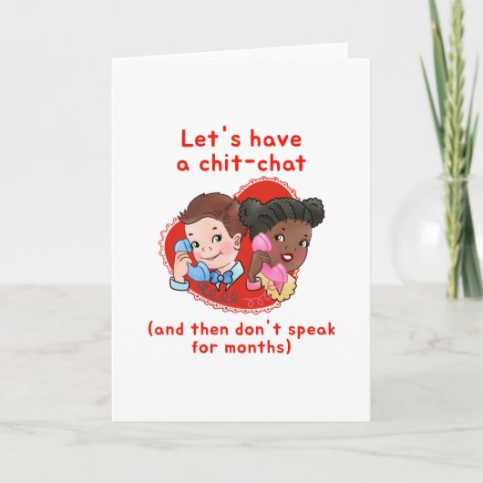 Grappige valentijnskaart kaart (Voorkant)