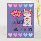 Grappige Valentijnskaart Kaart (Gele Bloem)