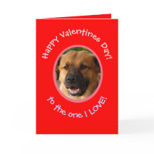 Grappige Valentijnskaart van hond naar baasje