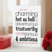 Grappige Valentijnskaart voor Echtegenoot