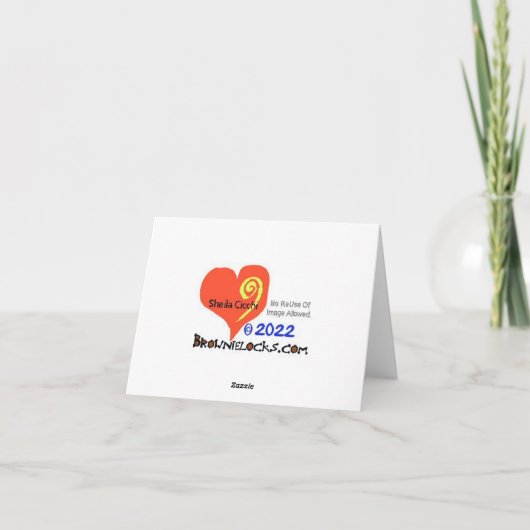 Grappige Valentijnskaart voor een romantische lijn Kaart (Achterkant)