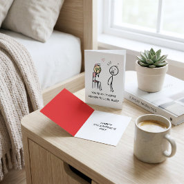 Grappige Valentijnskaart voor Slaaptekort Koppel Kaart