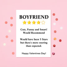 Grappige Valentijnskaart voor Vriend met Snurken