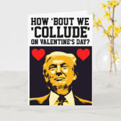 GRAPPIGE VALENTIJNSKAARTEN VAN DONALD TRUMP KAART (Gele Bloem)
