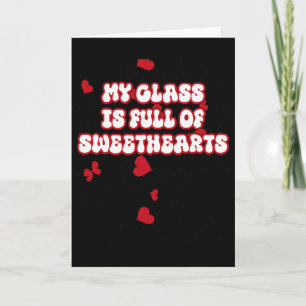 Grappige Valentijnskaarten voor leraren, mijn klas Kaart