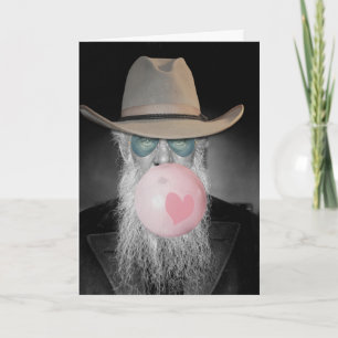 Grappige Valentijnskaarten voor partner man kauwgo Kaart