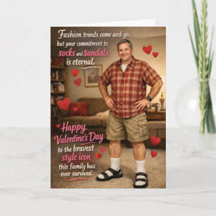 Grappige Valentijnskaarten voor vaders Kaart