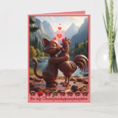 Grappige valentine kaart (Voorkant)