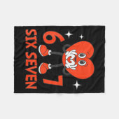 Grappige Valentines Zes Zeven Harten 6 7 Meme Jong Fleece Deken (Voorkant (Horizontaal))