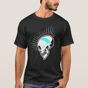 Grappige valscherm schedel I parachutist tandem sp T-shirt