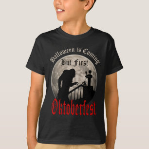 Grappige vampier bierliefhebbers graaf Dracula Man T-shirt