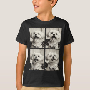 Grappige vampier Maltezer Y Cute hond Halloween ko T-shirt