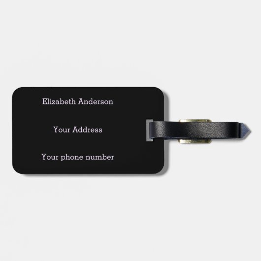 Grappige Vampire Fangs Halloween Bagagelabel (Achterkant horizontaal)