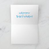 Grappige van de de gitaarspeler van de kaketoerots kaart (Binnen)