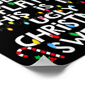 Grappige vanwege inflatie lelijke kersttrui voor poster (Hoek)