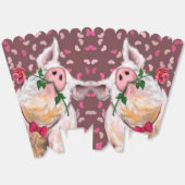 Grappige varkens popcorn dozen bedankdoosjes (Ongevouwen)